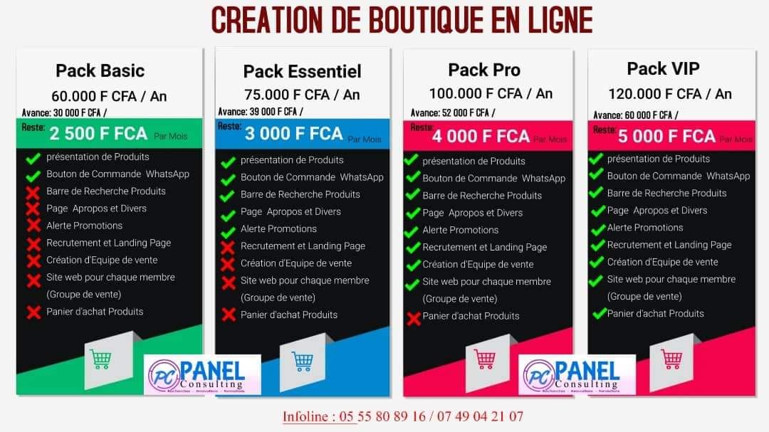 CREATION DE BOUTIQUE EN LIGNE POUR TON BUSINESS-panel consulting